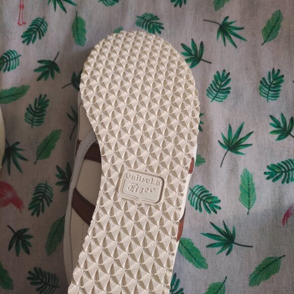 Onitsuka Tiger GSM White/Brown Shoes - Picture 2 of 6